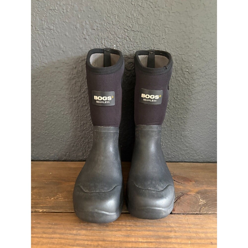 Bogs Bozeman Tall Men's Size 7 Waterproof Boots Seamless Insulated Black 71971-0